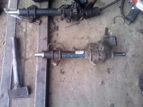 Видео: Снятие рулевой рейки Рено Лагуна 1