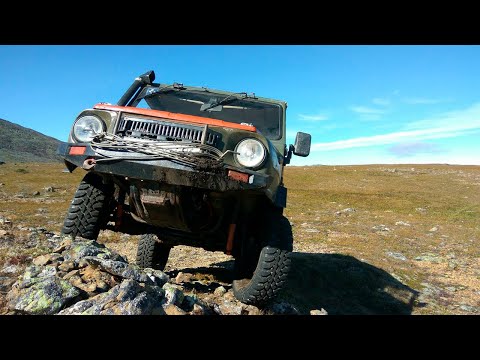 Видео: КОНЖАК: на ЛуАЗах по Уральским горам Северного Урала. Конжаковский камень.