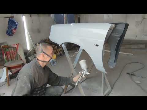 Видео: Подготовка и покраска навесного. Лада Приора