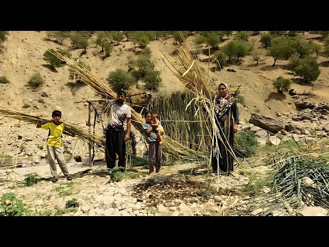 Видео: Борьба кочевой семьи на горной реке в Иране | Когда любовь, выживание и природа объединяются