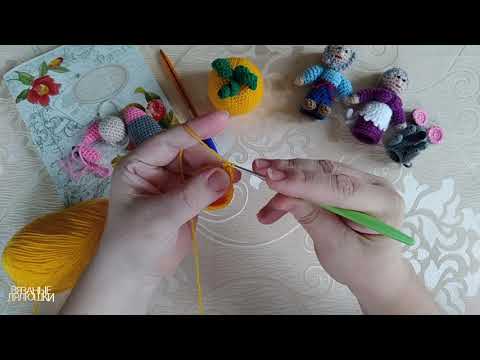 Видео: Внучка Вязаный пальчиковый театр мастер класс