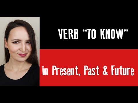 Видео: #18 Verb ЗНАТЬ (to know) in Past, Present & Future | Russian verbs conjugation | Russian grammar