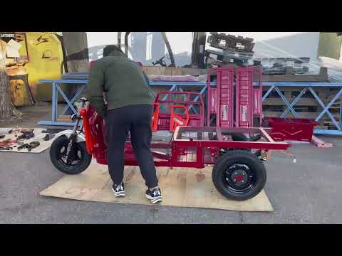 Видео: Процесс сборки грузового электроскутера Crosser CARGO 13. Как собрать грузовой электротрайк. 2025