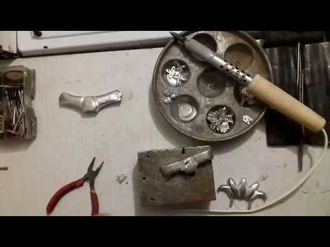 Видео: Литьё пьютера: рукоятка меча. Часть третья. Постобработка: пайка, фрезеровка, сверление, полировка.