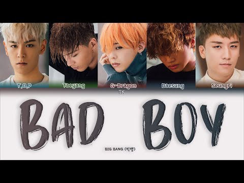 Видео: BIG BANG – Bad Boy [ПЕРЕВОД НА РУССКИЙ/КИРИЛЛИЗАЦИЯ Color Coded Lyrics]