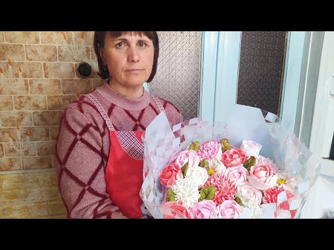 Видео: Собираем зефирный букет 💐