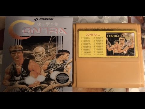 Видео: Contra Famicom/Nes/Dendy. Прохождение с комментариями на приставке subor sb 225