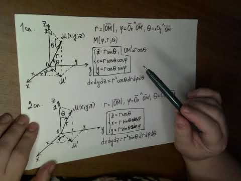 Видео: Тройной интеграл в сферических координатах