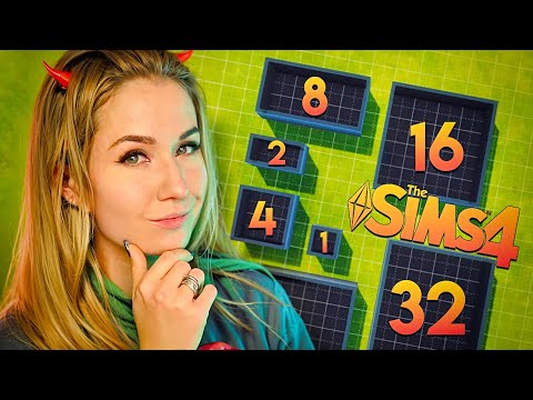 Видео: Строю дом, но каждая комната увеличивается в 2 раза в Симс 4 // The Sims 4 Double Room Challenge