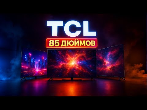 Видео: Лучшие телевизоры TCL 85 дюймов 2025 года — масштаб, MiniLED, Dolby Vision и звук уровня IMAX!