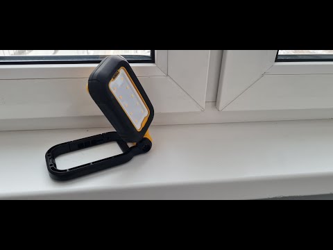Видео: Минипрожектор DeWALT DCL 182 - удобнейший малыш для работы