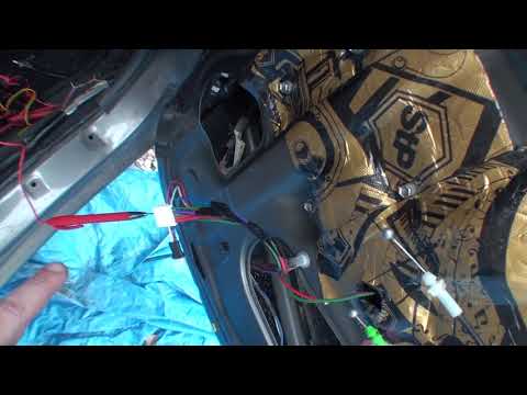 Видео: Диодная развязка на двери в Тойота Камри XV30 (ACV30L)