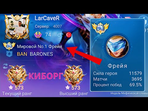Видео: ТОП 1 МИРА ФРЕЙЯ ПОЛУЧИЛА  БАН ЗА ЧИТЫ НА УРОН / MOBILE LEGENDS