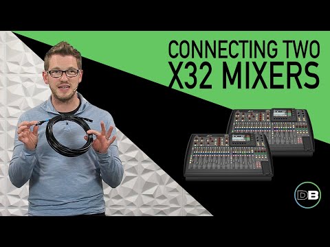 Видео: Вопросы по Behringer X32: подключение двух микшеров X32