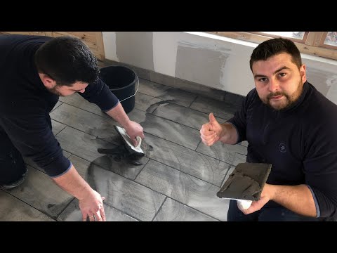 Видео: Как сделать стыки напольной плитки