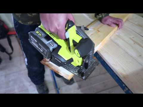 Видео: Обзор на циркулярную пилу RYOBI  R18CS-0  ONE+