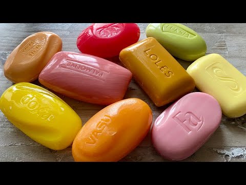 Видео: ASMR Soap cutting | Soap Carving|Резка мыла  | ASMR