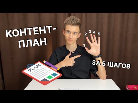 Видео: КОНТЕНТ-ПЛАН: как составить за 10 минут? Универсальный алгоритм