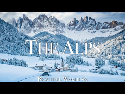 Видео: ALPS 4K Удивительный зимний фильм - Медитация расслабляющая музыка - прекрасная зима чудес