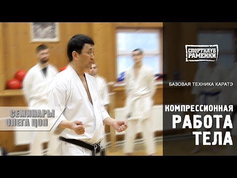 Видео: Каратэ Шотокан. Уроки Олега Цоя. Компрессионная работа тела