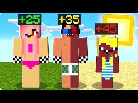 Видео: 🥵ЖАРА УСИЛИВАЕТСЯ С КАЖДОЙ МИНУТОЙ В МАЙНКРАФТ! ШЕДИ ЛЕСКА И НУБИК MINECRAFT