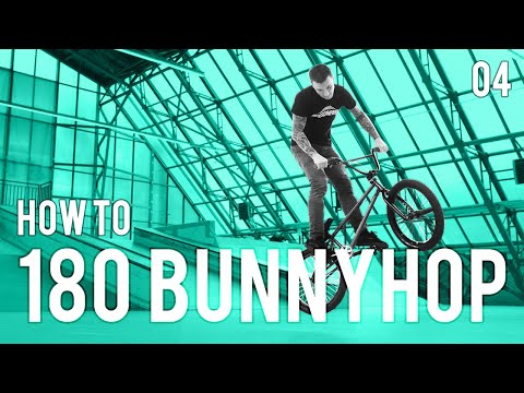 Видео: Как сделать 180 c банни хопа | HOW TO 180 BUNNY HOP | Выпуск 4