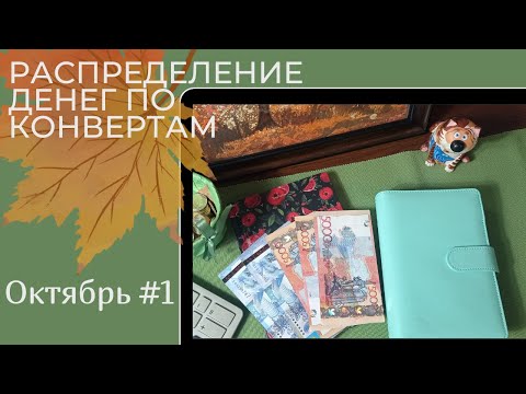 Видео: Распределение денег по  конвертам на октябрь #1