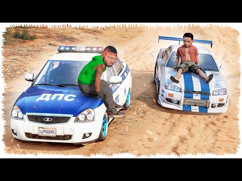 Видео: Полицейский Джонни Касоймен Жарысты(GTA V) джони жони