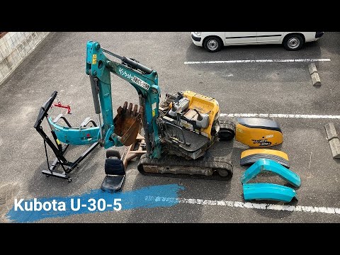 Видео: [Реставрация] Ремонт мини-экскаватора Kubota U-30-5. (Кубота Юмбо)