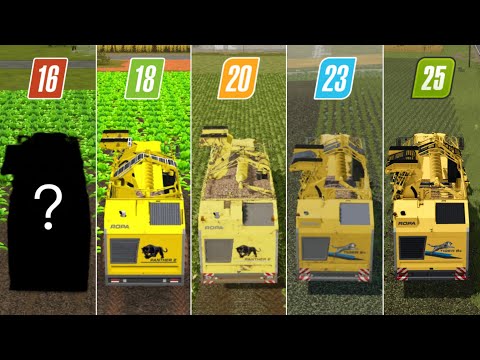 Видео: Fs16? Vs Fs18 Vs Fs20 Vs Fs23 Vs Fs25 | Сбор сахарной свёклы | Покадровая съёмка