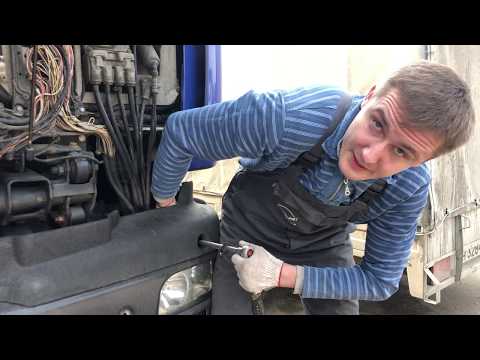 Видео: Ремонт косы блока двигателя MAN. Предупреждение о самоизоляции!