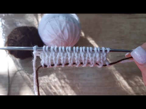Видео: НАБОР ПЕТЕЛЬ на бросовую нить! This way you can cast on 10,000 stitches.