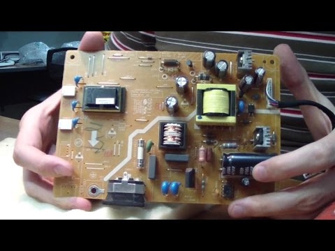 Видео: ЗАМЕЩЕНИЕ БП МОНИТОРА. Как восстановить блок питания любого ЖК монитора