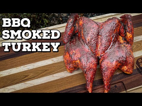 Видео: Копчёная индейка барбекю | Простое и вкусное копчёное блюдо из индейки Spatchcock на гриле-пеллете