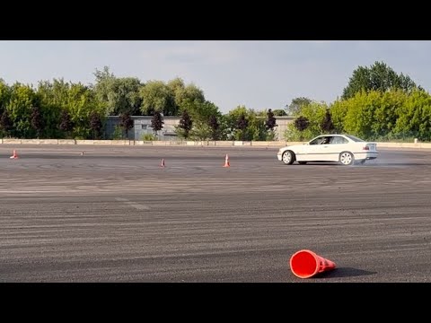 Видео: BMW E36 street DRIFT car EP.4! Тест 318i турбо в дрифте! BMW e36 318i turbo drift!