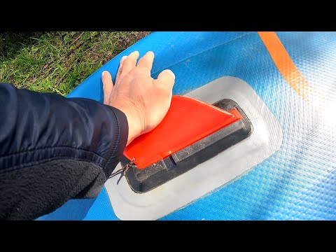 Видео: Тест гибкого плавника slide-in для SUP доски