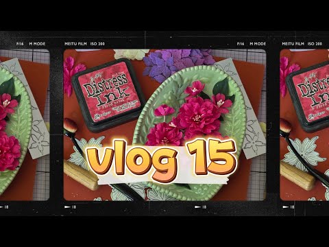 Видео: #15 Скрап і життя. Обмін атс. Карпати. Квіти з тканини,  тестування нових ковриків для квітів. 