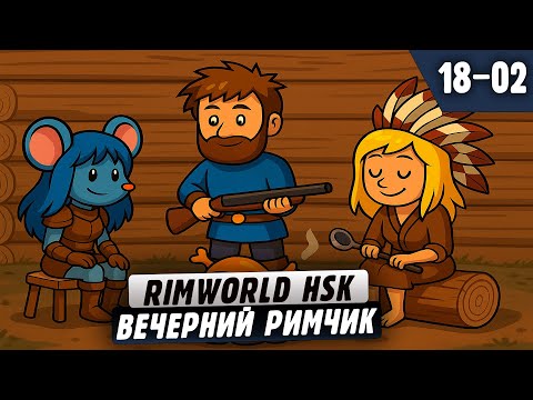 Видео: Вечерний римчик в многолюдной колонии |18-03| RimWorld HSK с донат ивентами
