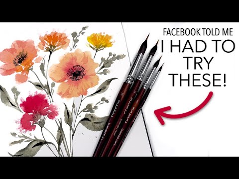 Видео: Я под впечатлением! Пробую кисти для вышивания Fuumuui Needle Point!