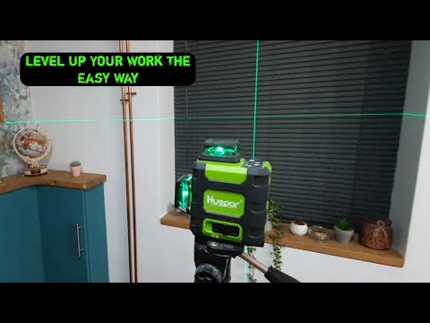 Видео: Самовыравнивающийся лазерный уровень Huepar 360° HM03CG