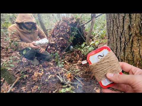 Видео: Тест на выживание в течение ночи с набором для выживания из банки Altoids | Зимнее испытание на в...