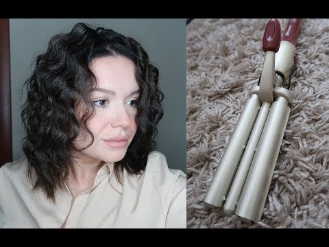Видео: 👩🏻‍ Быстрая Укладка Волос С Помощью Плойки Трио