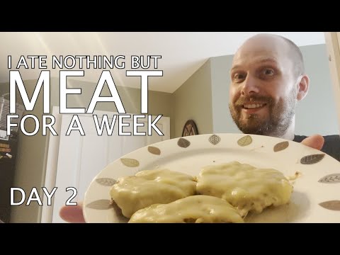 Видео: Я целую неделю ела только мясо! ДЕНЬ 2