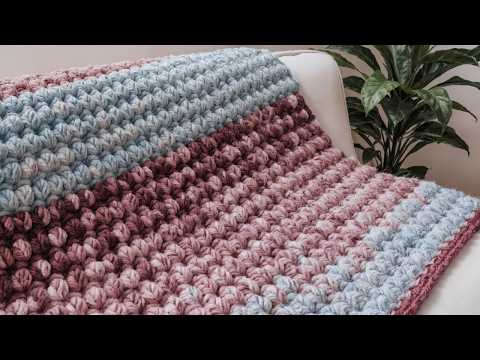 Видео: Необыкновенный результат! Красивый УЗОР КРЮЧКОМ для пледа, жилета, шарфа! Вязание крючком