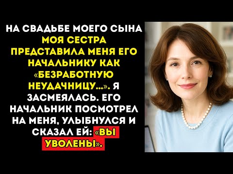 Видео: Моя сестра представила меня как «безработного неудачника» на свадебном банкете моего сына