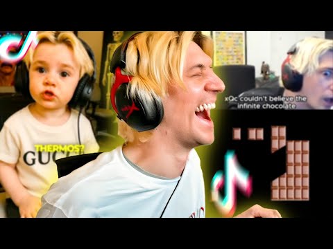 Видео: xQc реагирует на лучшие ретро-кадры из TikTok с самим собой!