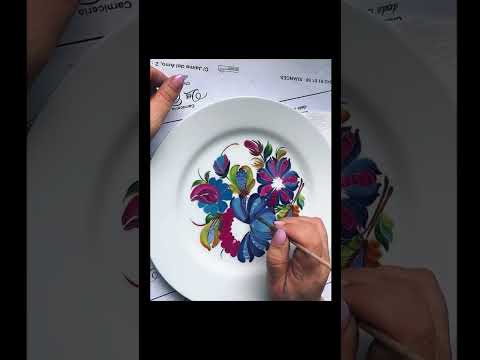 Видео: Петриківський розпис від А до Я. Курс «Розпис на порцеляні»