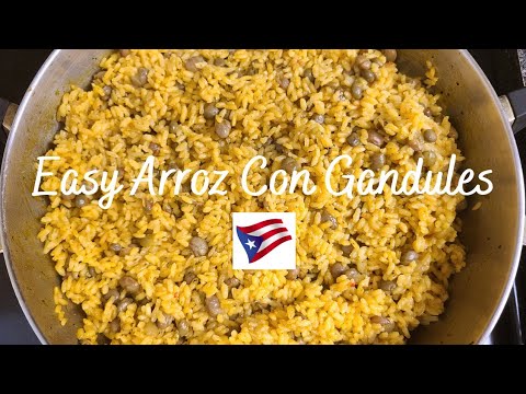 Видео: Пуэрториканский рис и голубиный горох