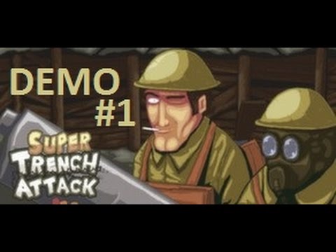 Видео: пиксельные войны - Super Trench Attack(demo) #1