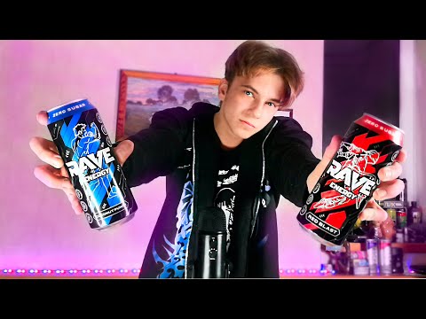 Видео: АСМР ПЬЮ ЭНЕРГЕТИКИ ⚡ ОБЗОР RAVE ДРИНКИНГ / ASMR DRINKING